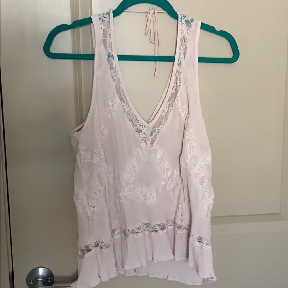 AE Blush Lacy Tank